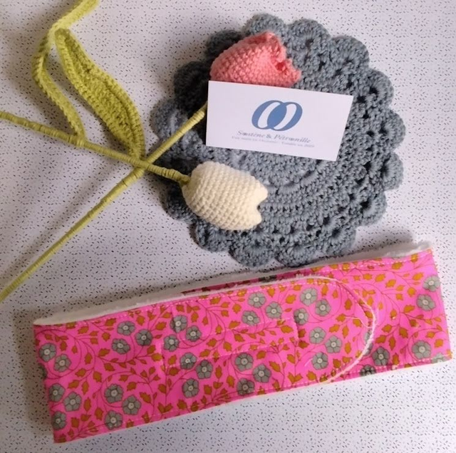 Bandeau de soin   AZIZA  ROSE FLUO 