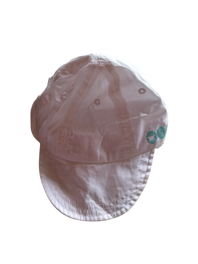 Casquette blanche avec protège cou T45 (Obaïbi)