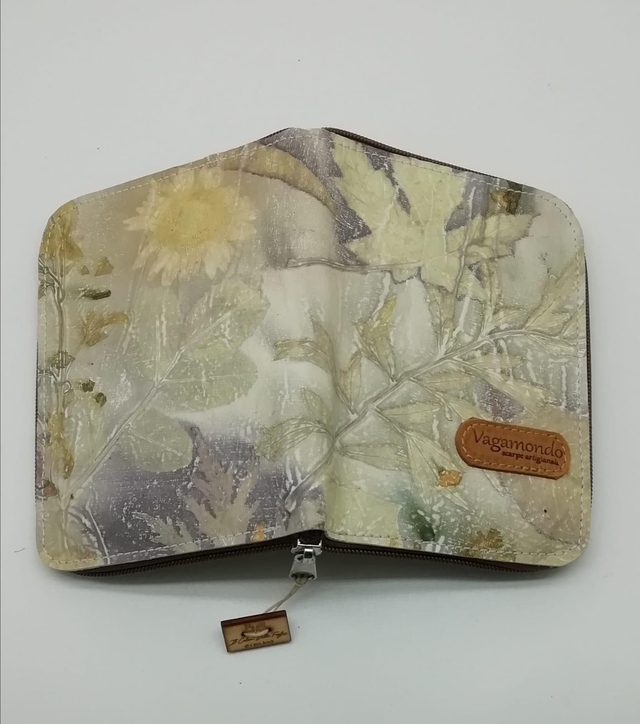 Muschio-Portafoglio Artigianale In Pelle