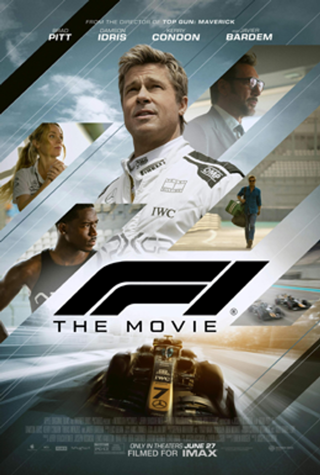 Village Cinema presents 'F1 - The Movie [12A] - Wednesday 25th February 2026 - 7.30pm