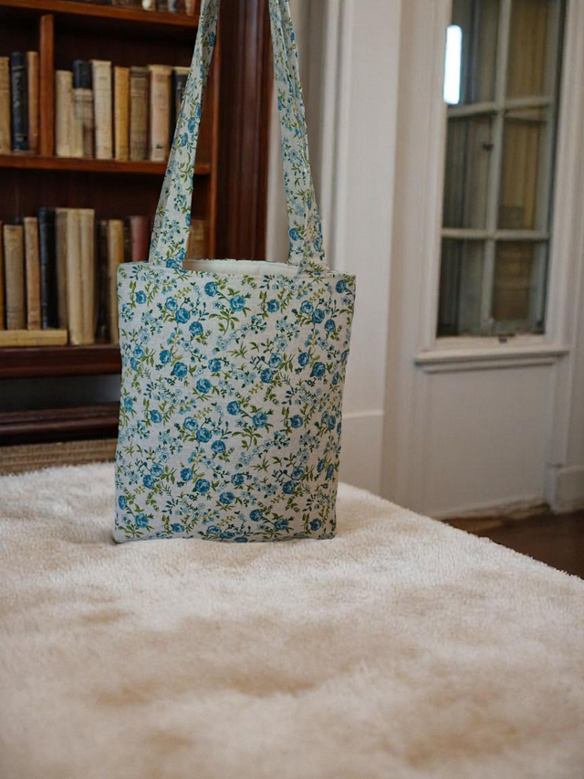 Canvas Floral Tote 