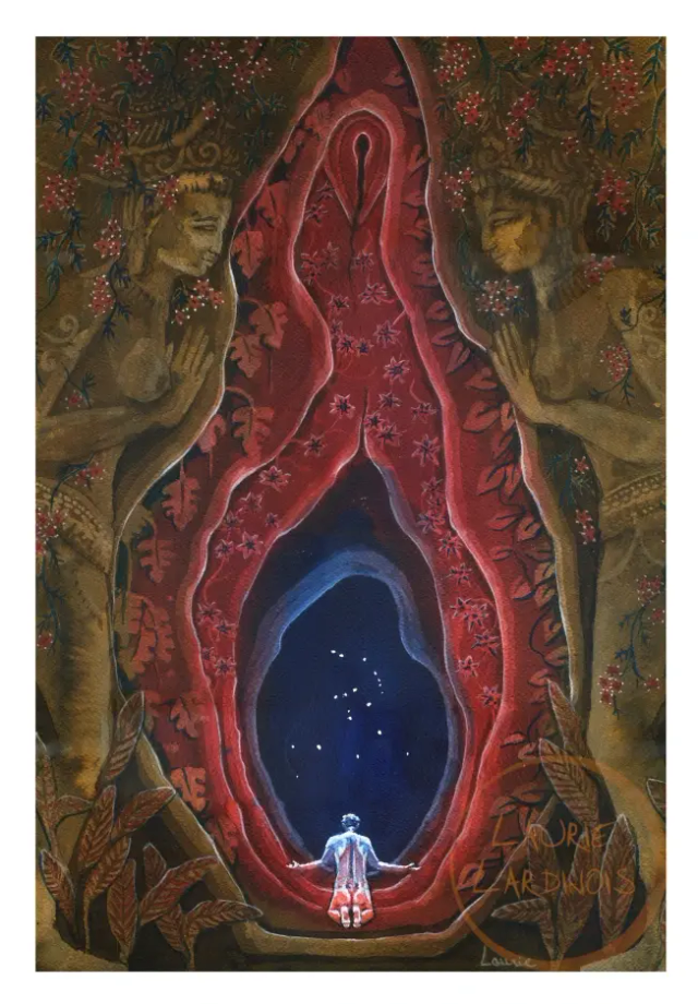 Fine art print "At the sacred entrance"