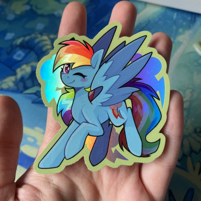 Rainbow Dash | MLP HOLO Sticker