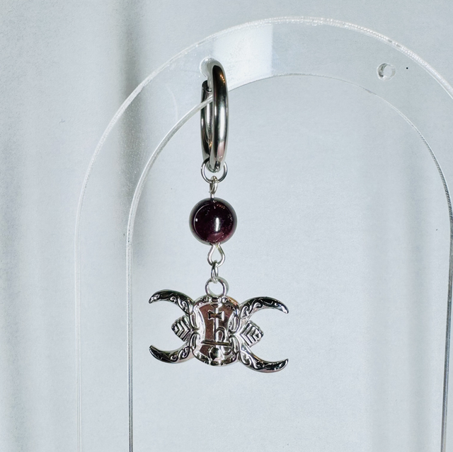 Mono-boucle INDÉPENDANCE grenat