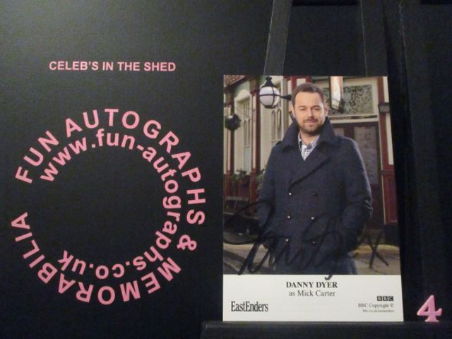 Danny Dyer (Mick Carter) Authentic Autographed EastEnders 6x4 Cast Card (4)