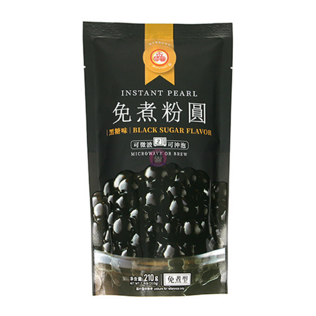 Wu Fu Yuan Instant Tapioca Pearl Brown Sugar Flavour 210g