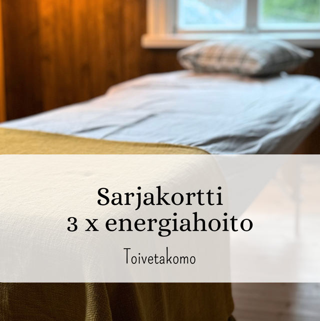 Energiahoito - 3 hoidon sarjakortti