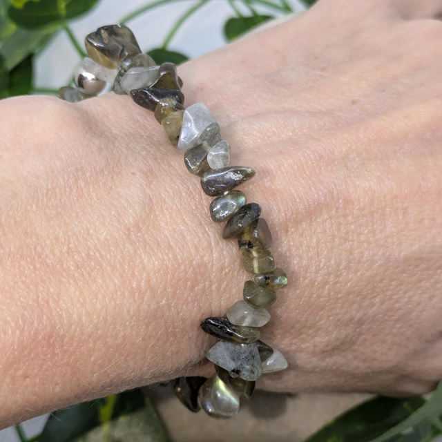Bracelet "Labradorite" baroque BR-213