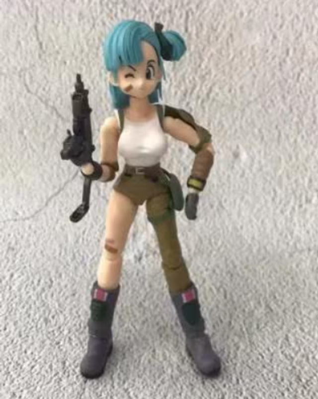 Dragonball Z collectors figuur Bulma soldaat (14cm)