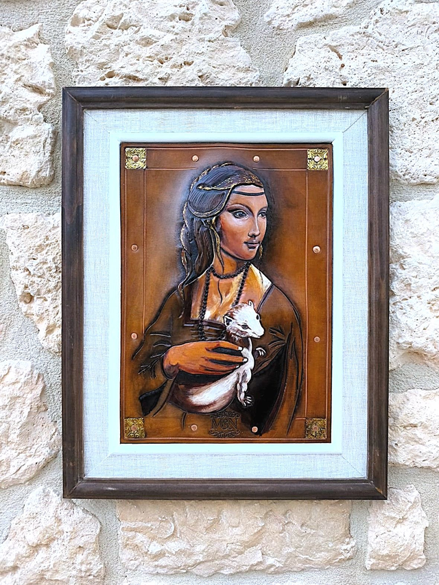 Dame à l&#039;hermine