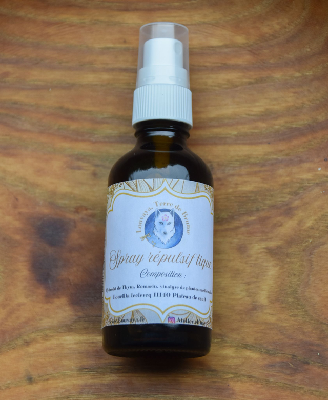 Spray répulsif tiques