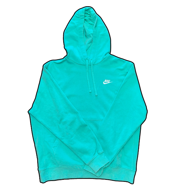 Nike Club Hoodie Turquoise - M