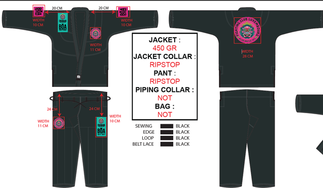 GI BJJ FCL BY BOA "ICONIC"