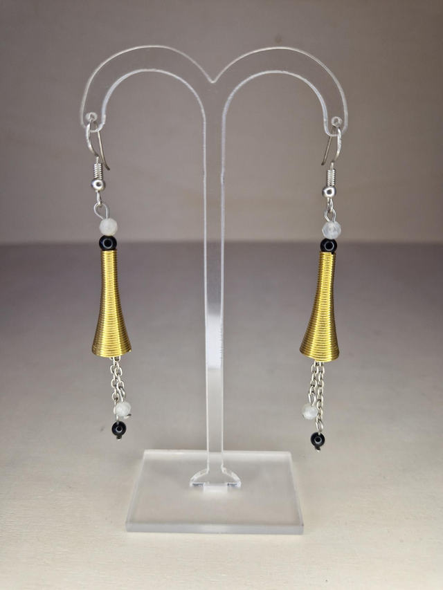 Labradorite blanche, Tourmaline noire / 079 