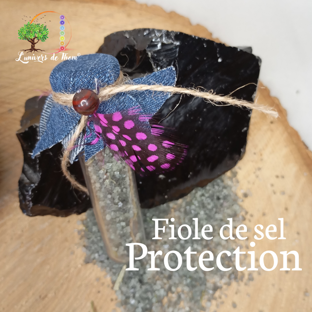 Fiole de sel de protection aux choix