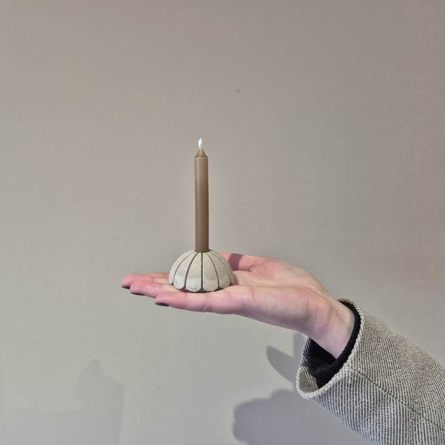 Kandelaar betonlook klein