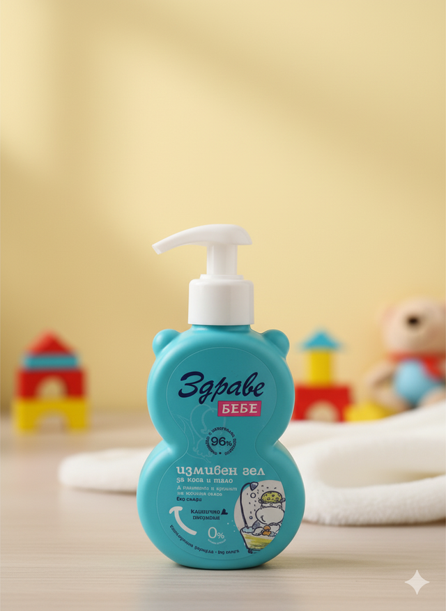 Gel douche bébé 