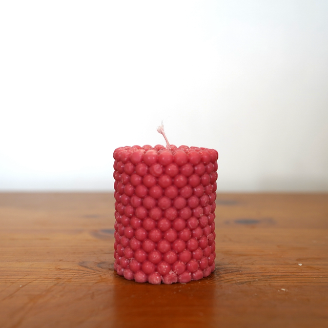 Bubble Rose Candle (Mineral Wax)