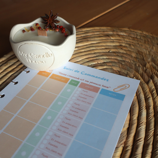 Recharge 50 Suivis de Commandes + Recharge bougie (en option)