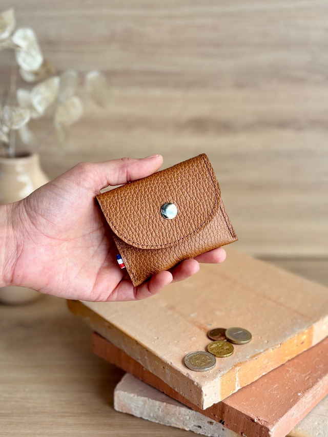 porte monnaie marron