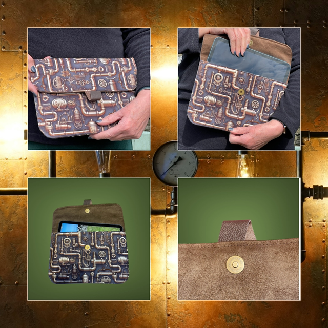 Steampunk Tablet case