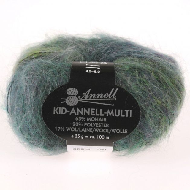 Kid Mohair Multi kleur 3191