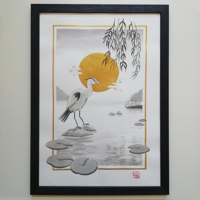 Original A3 - Héron