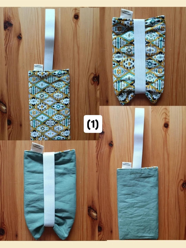 Handytasche, wendbar, Gummiband zum Verschießen, große Größe, ca.17cm×9,5cm bzw. 17cm×10cm