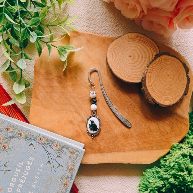 Marque-pages corbeau