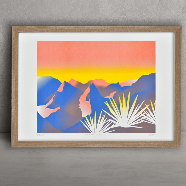 Cirque de Mafate - 70x50 cm