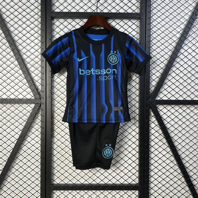 Conjunto camiseta + pantalón NIÑOS 1ª Inter de Milán - 25-26