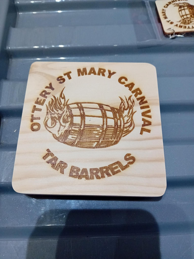 Coaster Wooden. 