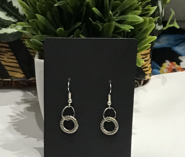 Silver Dangling Earrings- SDE19