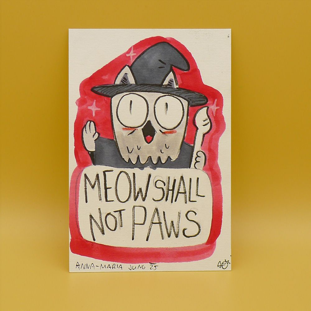 Mini Original - Meow shall not pass - red - only one available  