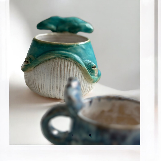 Tasse Baleine turquoise 250ml