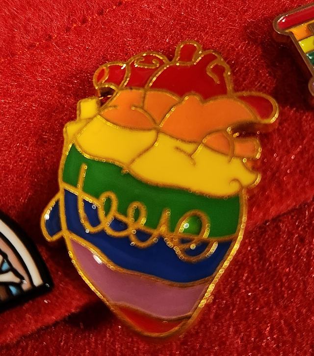 Realistic Rainbow Heart