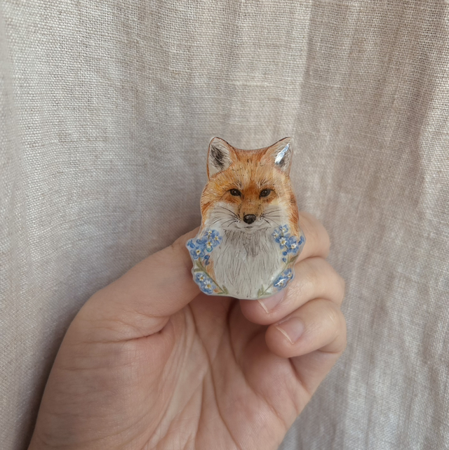 Pet Portrait / Animal Portrait Pin Badge