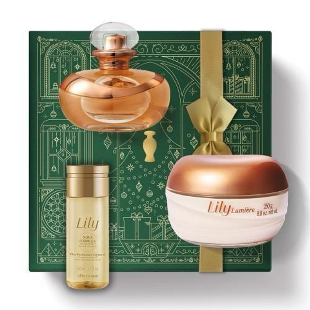 Kit de Natal Lily Lumière Perfumado