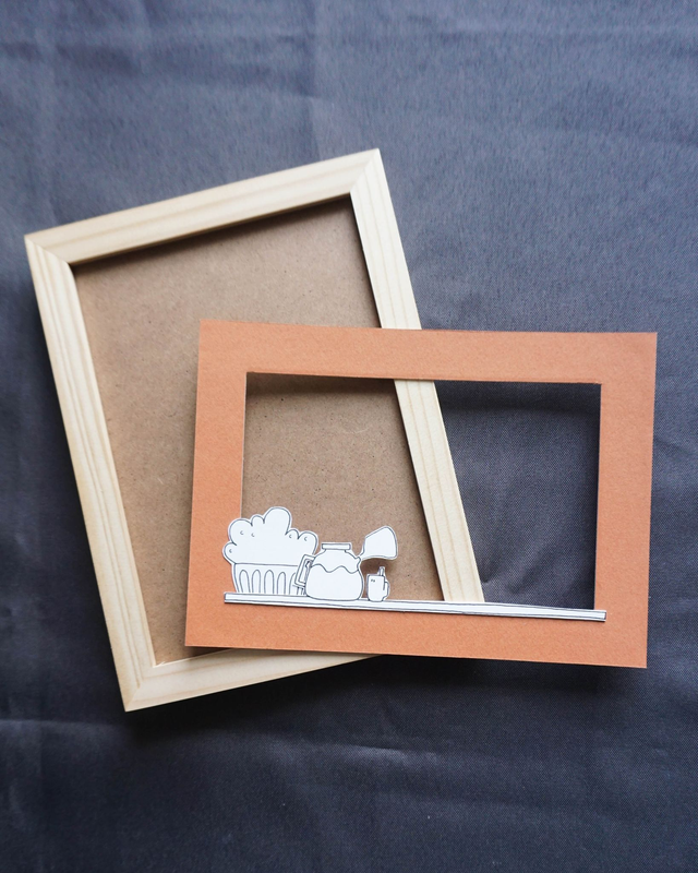 La bouilloire • passe-partout et cadre