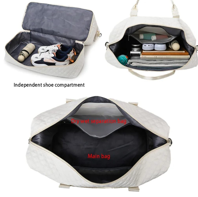 SAC DE VOYAGE GRIS ARGENT