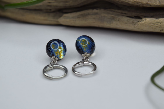 CRÉOLES VOIE LACTÉE MONTURE ARGENT (CPA8)