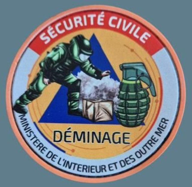 Patch sublimé pvc Déminage 