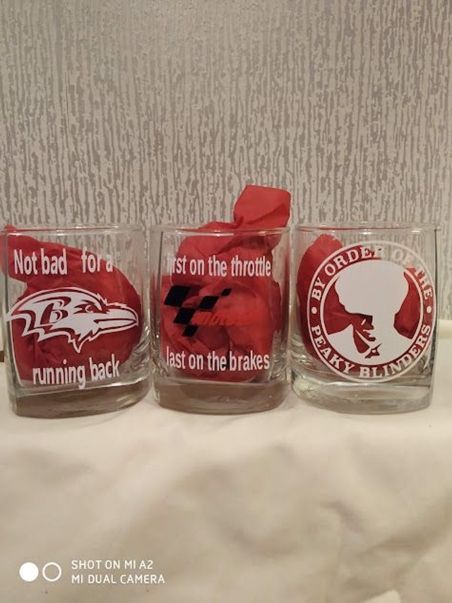 Whiskey Glass personalised