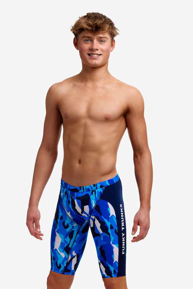 BOY&#039;S FUNKY TRUNKS CHAZ MICHAEL TRAINING JAMMERS