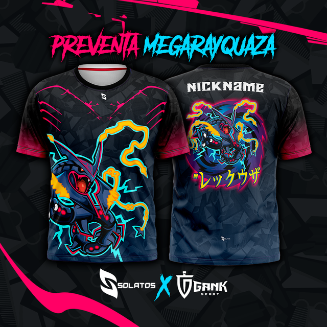 Polera MegaRayquaza SHINY