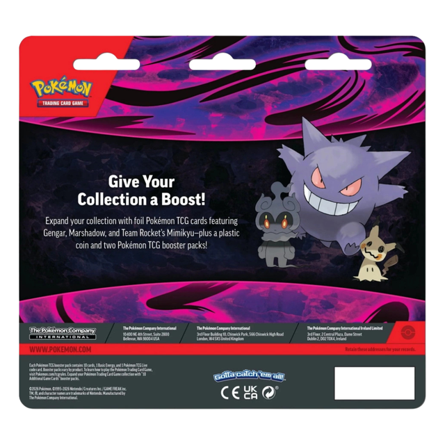 Pokémon TCG: Enhanced 2-Pack Blister - Gengar (toimitus vko 45)