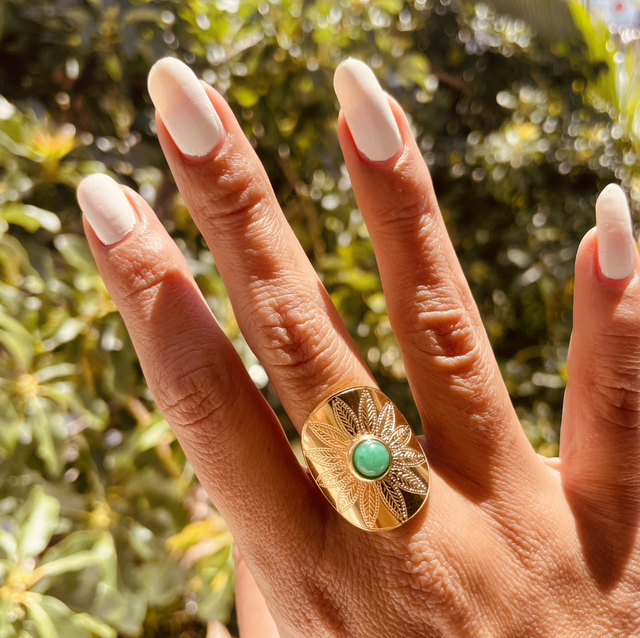 Bague BALIZA | ajustable en acier inoxydable