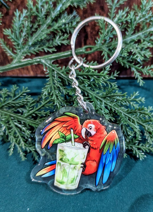 Parrot keychain