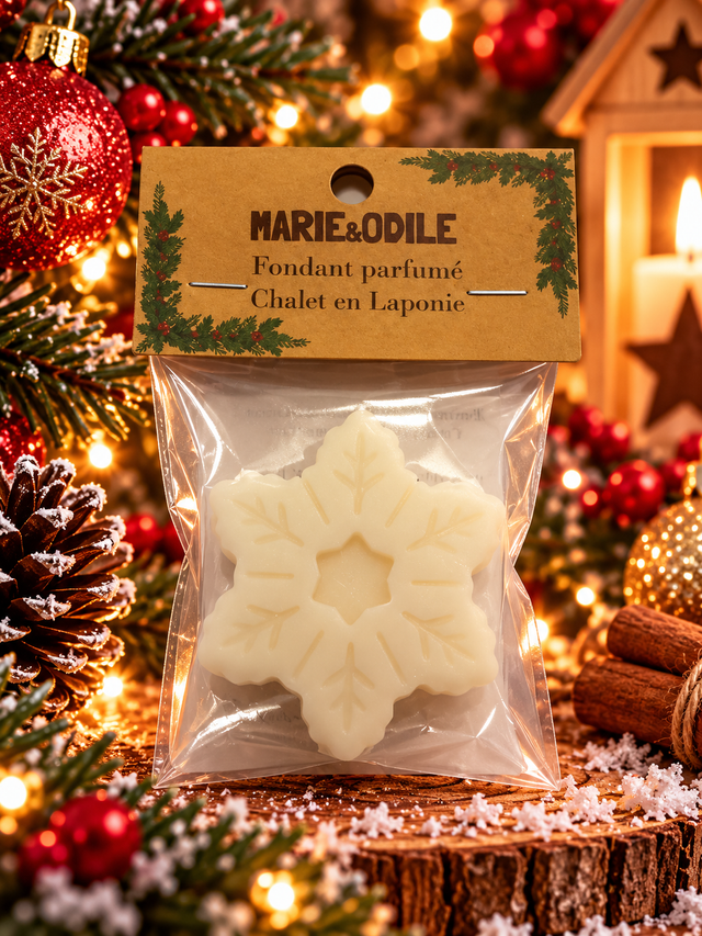 Fondant parfumé Chalet en Laponie - 14 grammes 