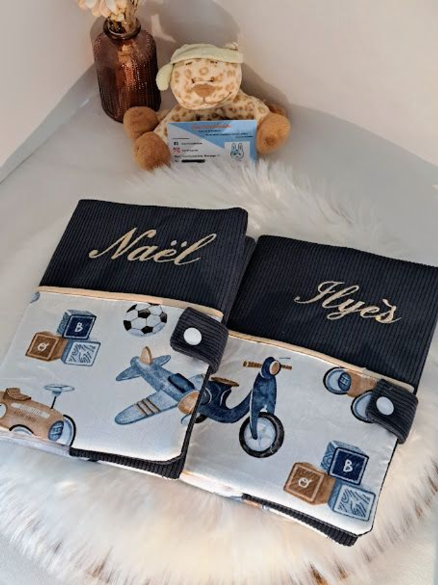 Carnet de santé personnalisé garçon / cadeau naissance